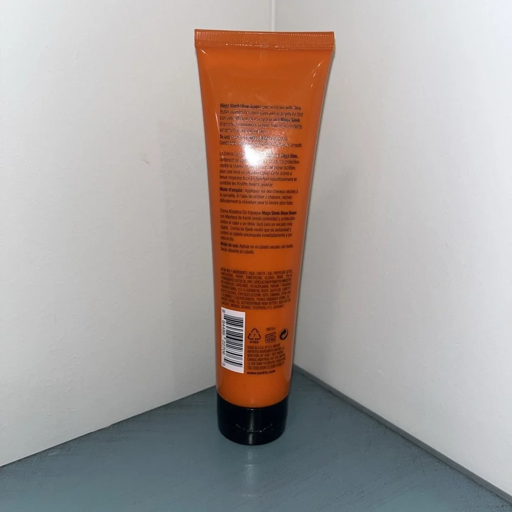 Matrix Total Results Mega Sleek Blow Down Frizz Control Cream 5.1 Oz